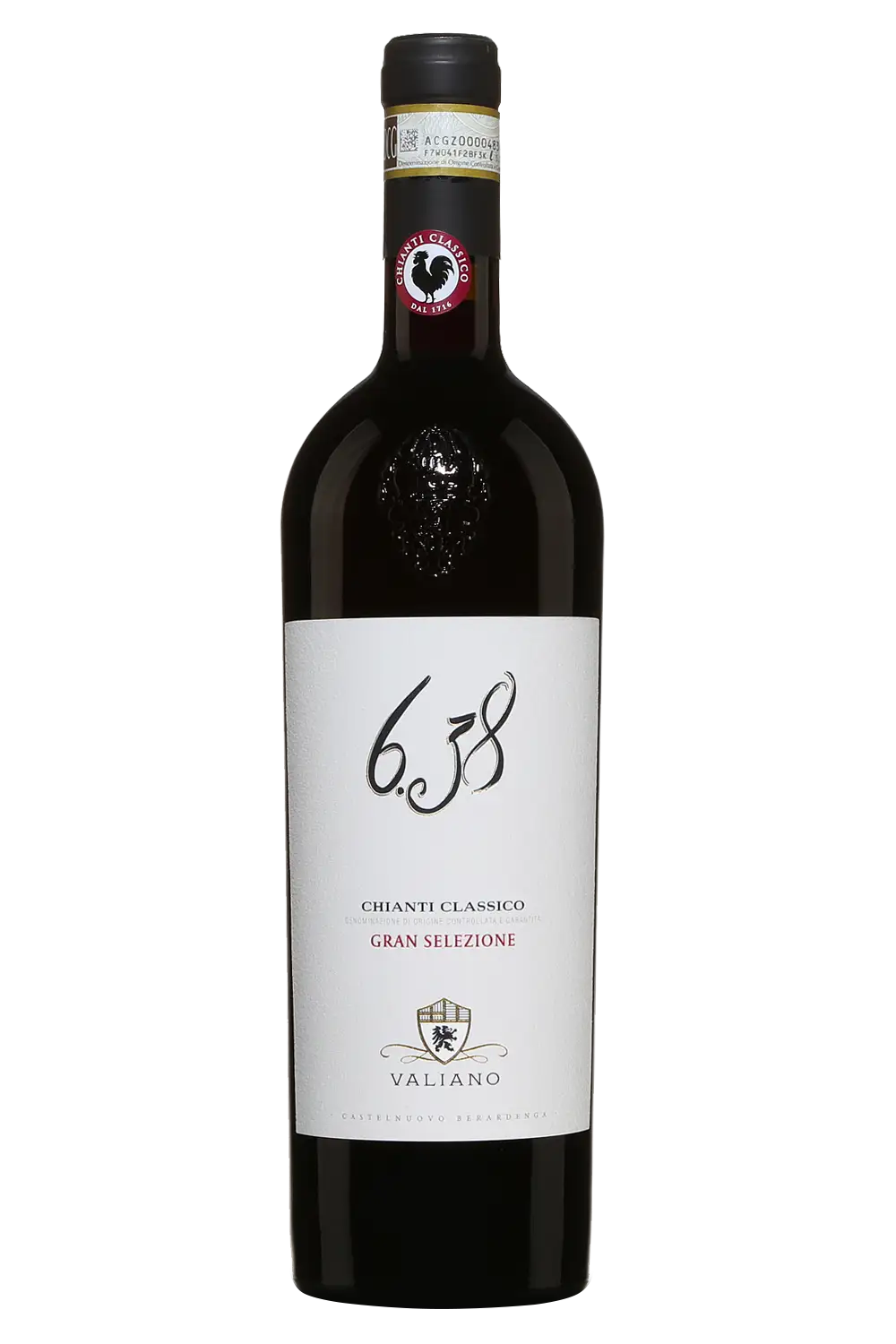 Valiano 6.38 Chianti Classico Gran Selection DOCG Organic 2019 (6 Bottles)