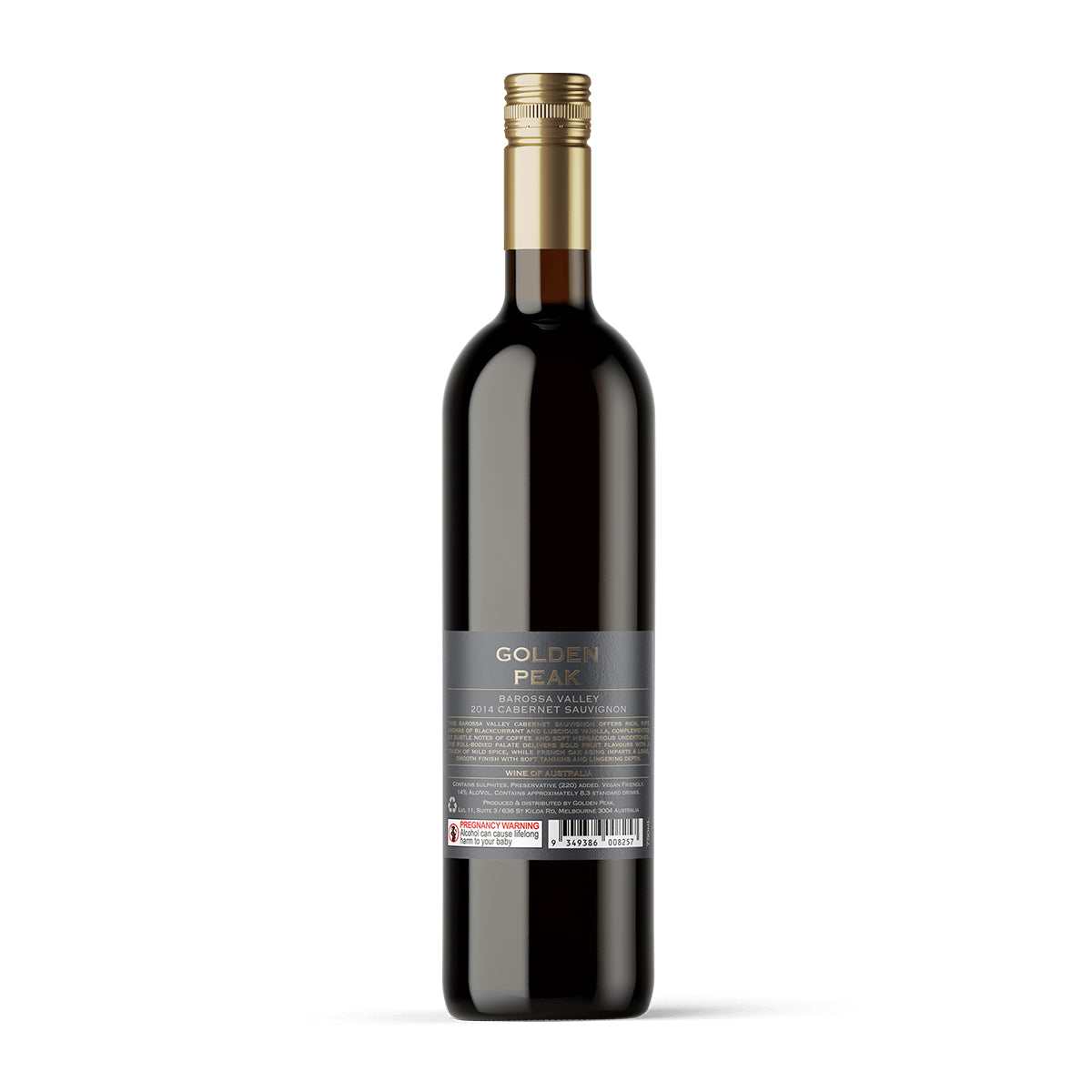2014 Golden Peak Cabernet Sauvignon 750ML (12 Bottles)