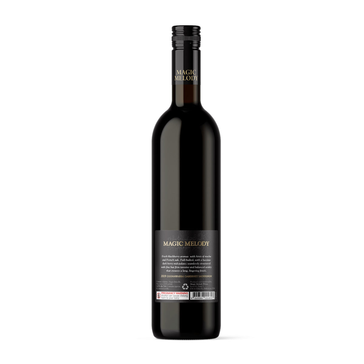 2019 Magic Melody Cabernet Sauvignon 750ML (12 Bottles)