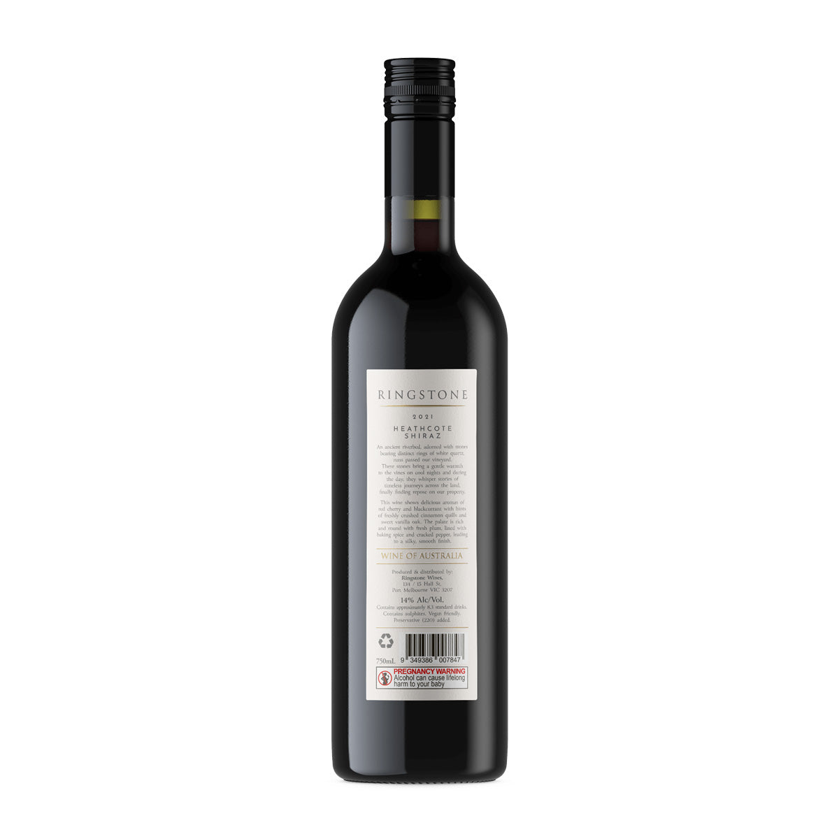 2021 Ringstone Shiraz 750ML (12 Bottles)