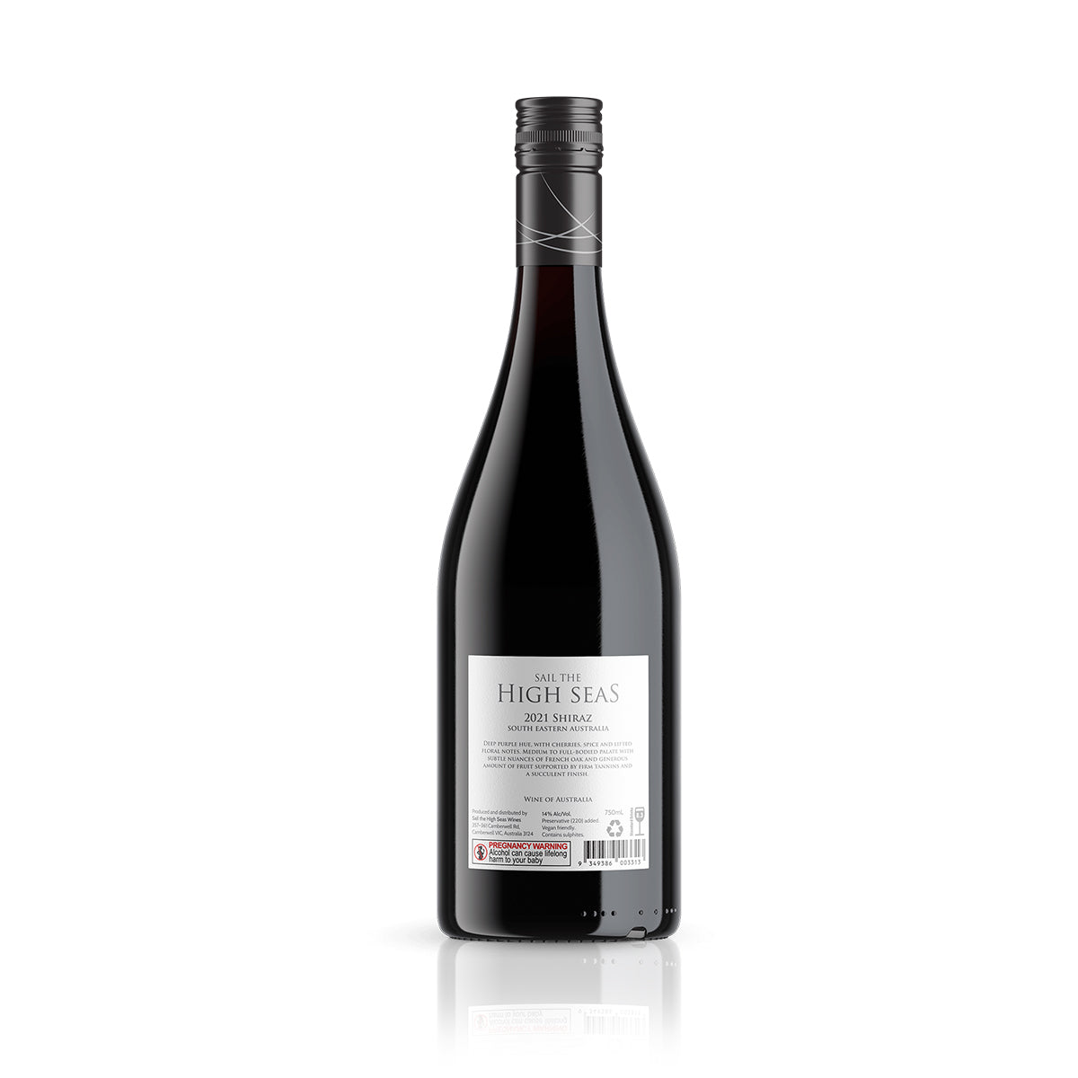 Sail the High Seas Shiraz 2021 (12 Bottles)