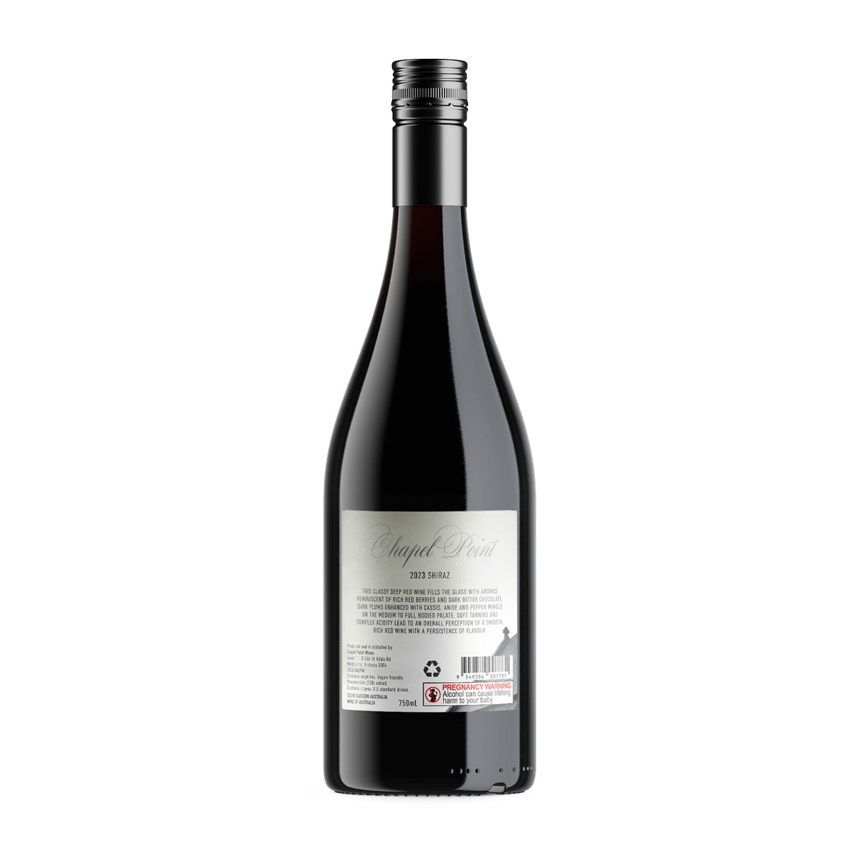 2023 Chapel Point Shiraz 750ML (12 Bottles)