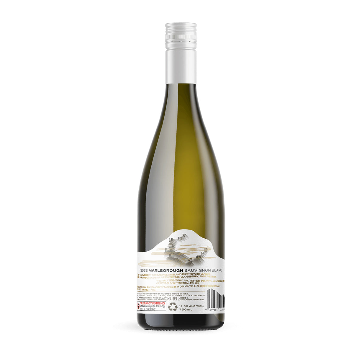2023 Cloudy Cove Sauvignon Blanc 750ML (12 Bottles)