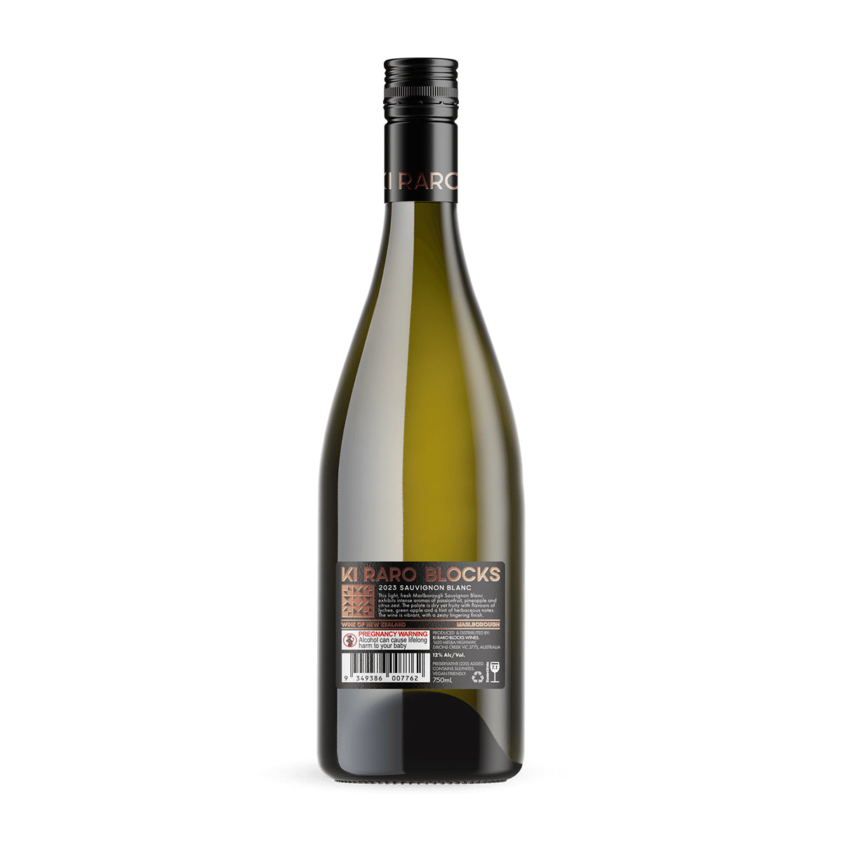 2023 Ki Raro Blocks Marlborough Sauvignon Blanc 750ML (12 Bottles)