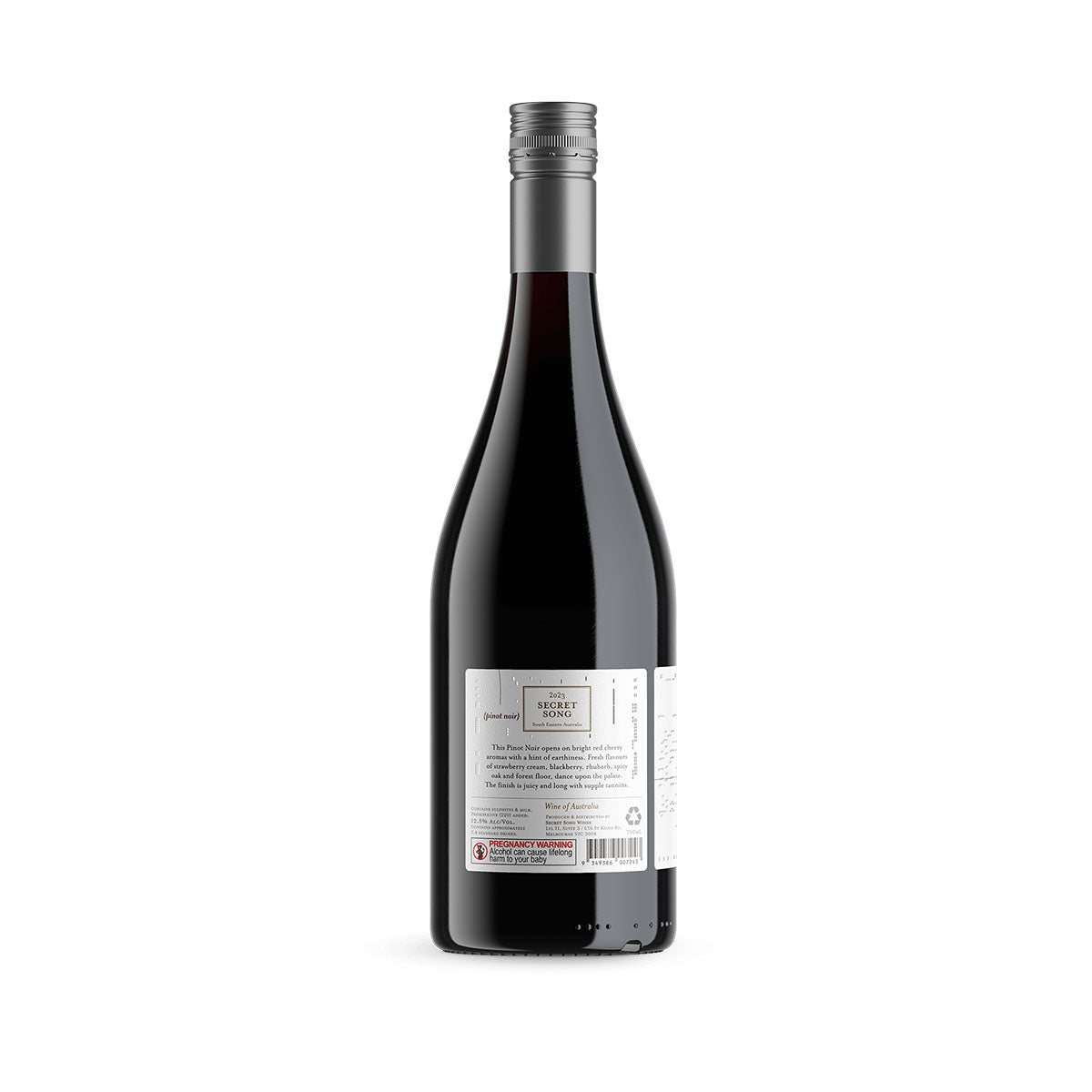 2023 Secret Song Pinot Noir 750ML (12 Bottles)