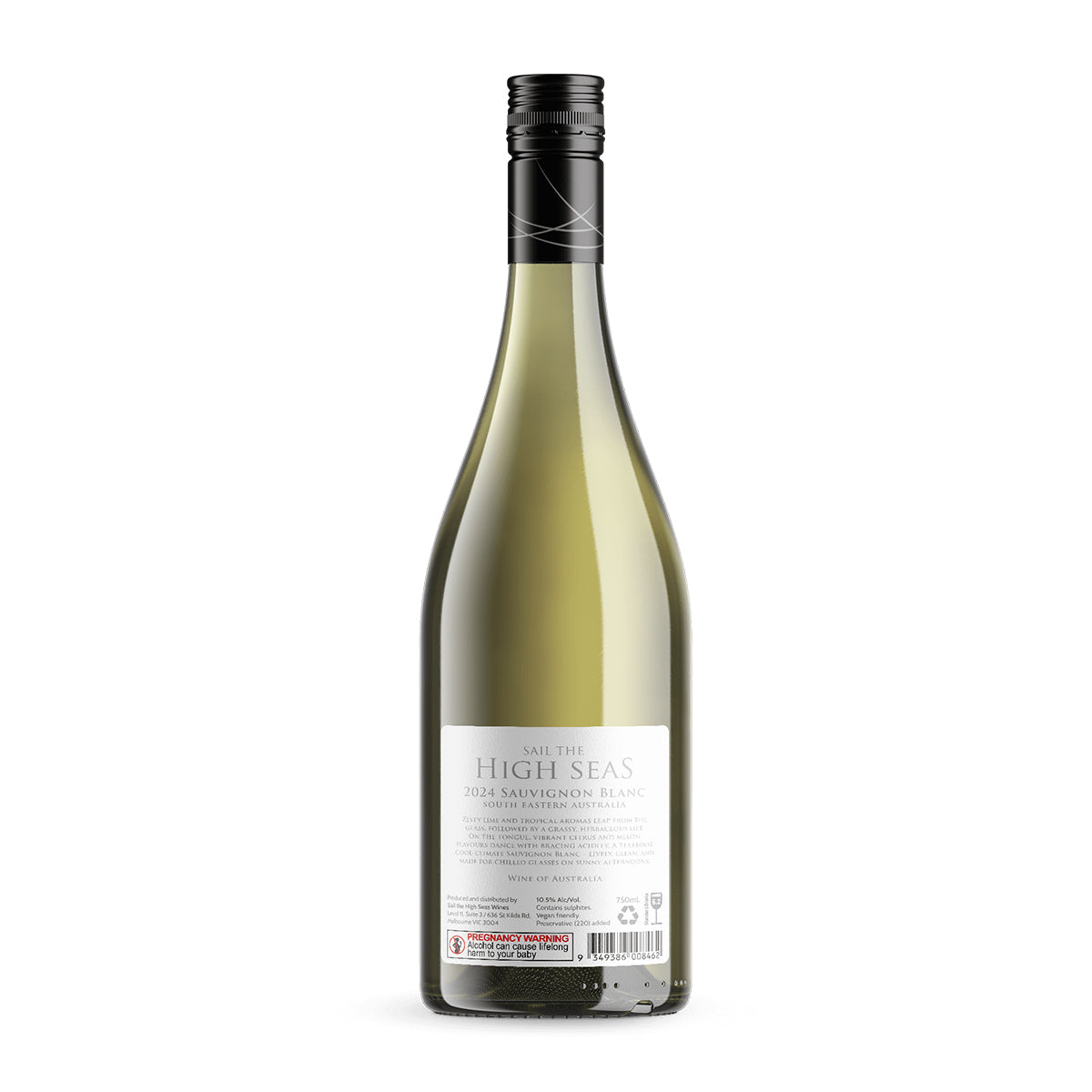 2024 Sail the High Seas Sauvignon Blanc 750ML (12 Bottles)