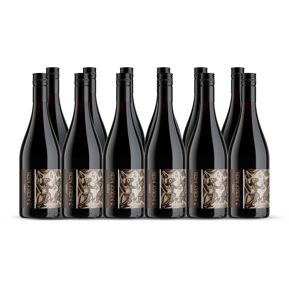2024 3 Merry Men Shiraz 750ML (12 Bottles)