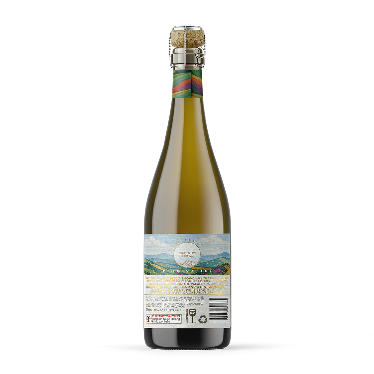 2025 Motley Hills Prosecco 750ML (12 Bottles)