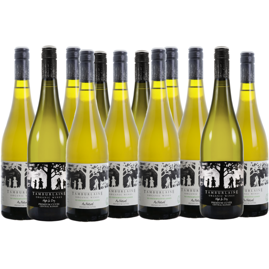 Tamburlaine On The Grapevine No Added Sulpur Mixed Sparkling Dozen (12 bottles)