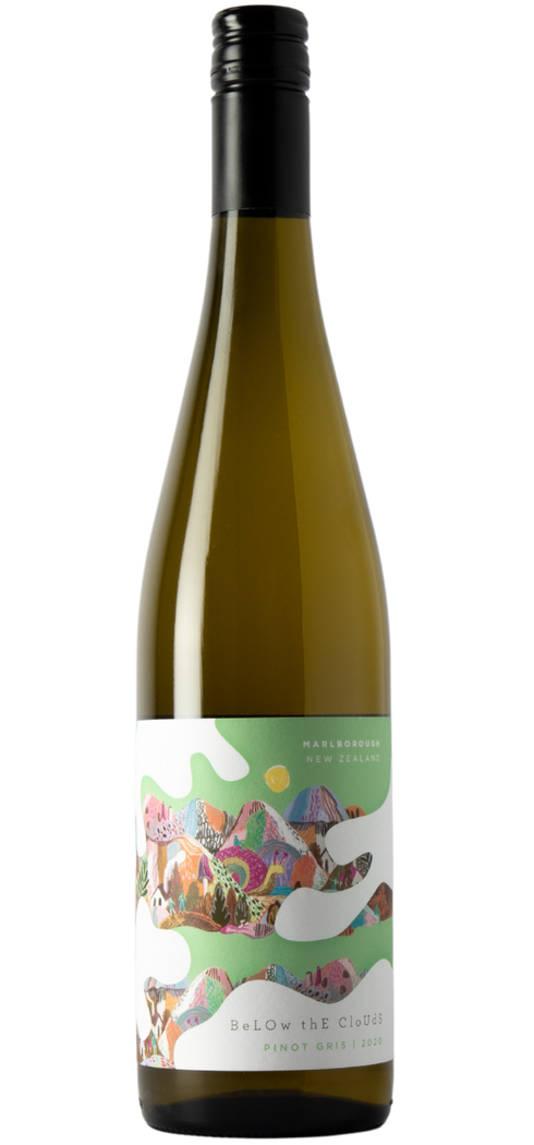 Below The Clouds Marlborough Pinot Gris 2022 (12 bottles)
