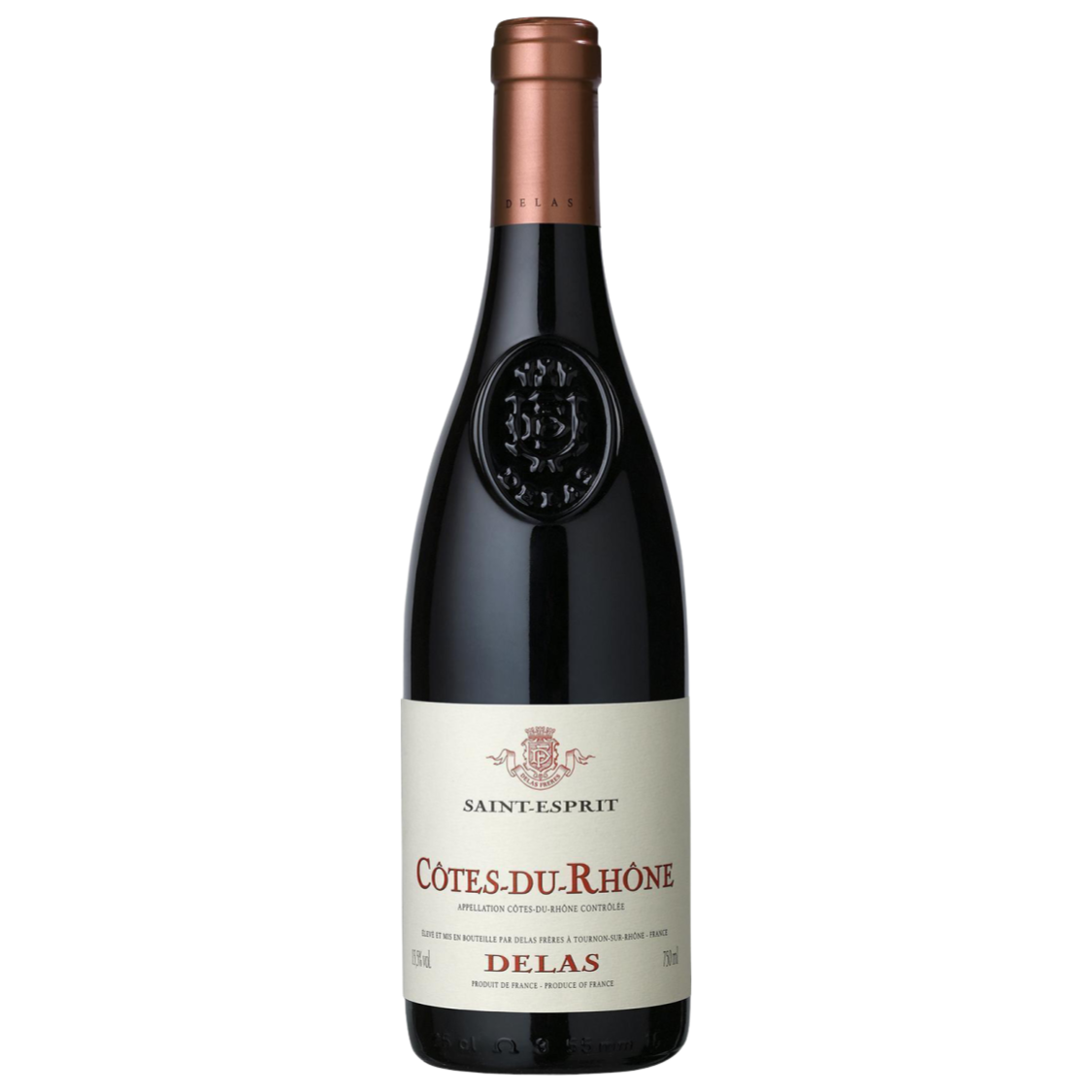 Delas Freres Cotes-du-Rhone Saint Esprit Rouge (Syrah) 2022 (12 Bottles)