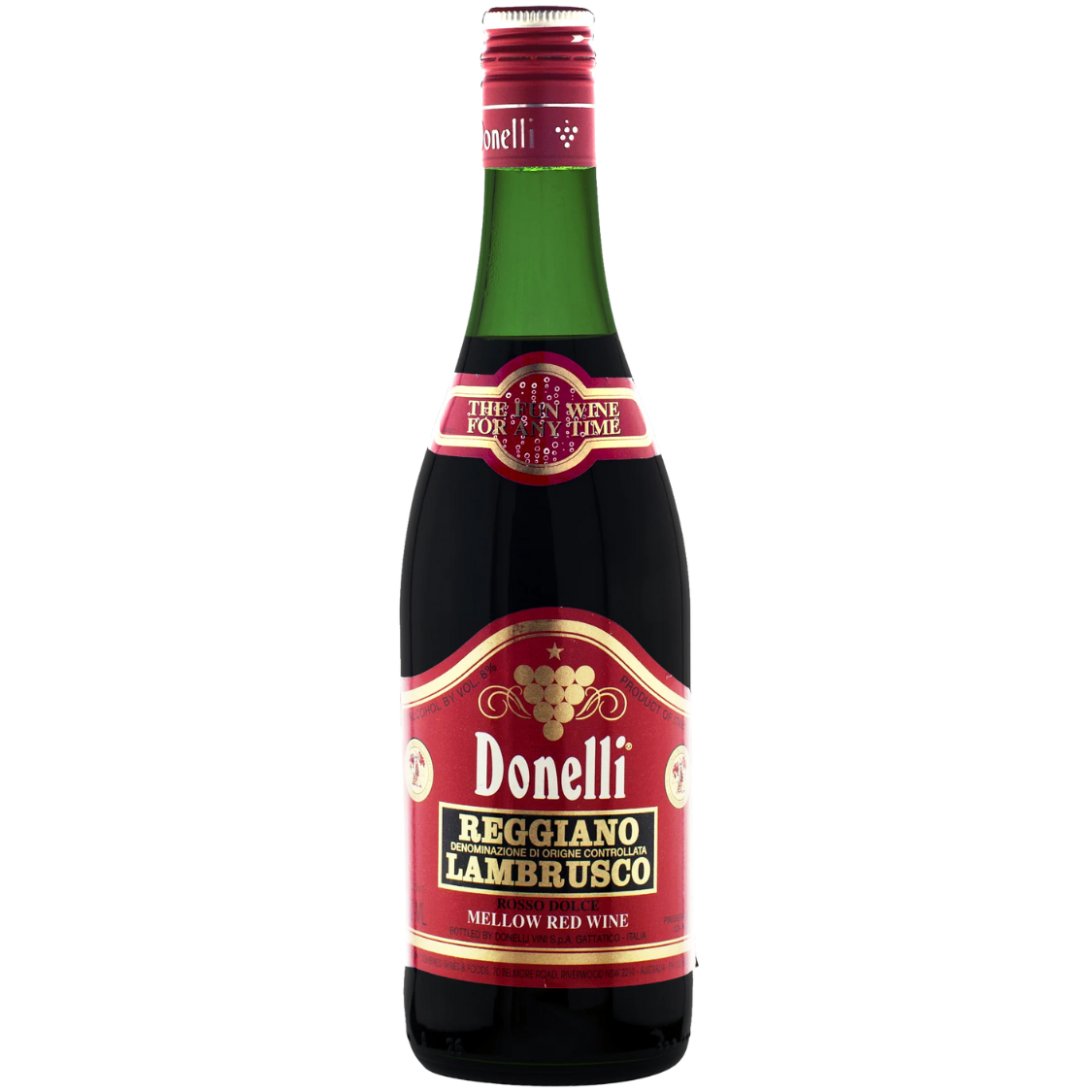 Donelli Lambrusco Reggiano Rosso NV (6 Bottles)