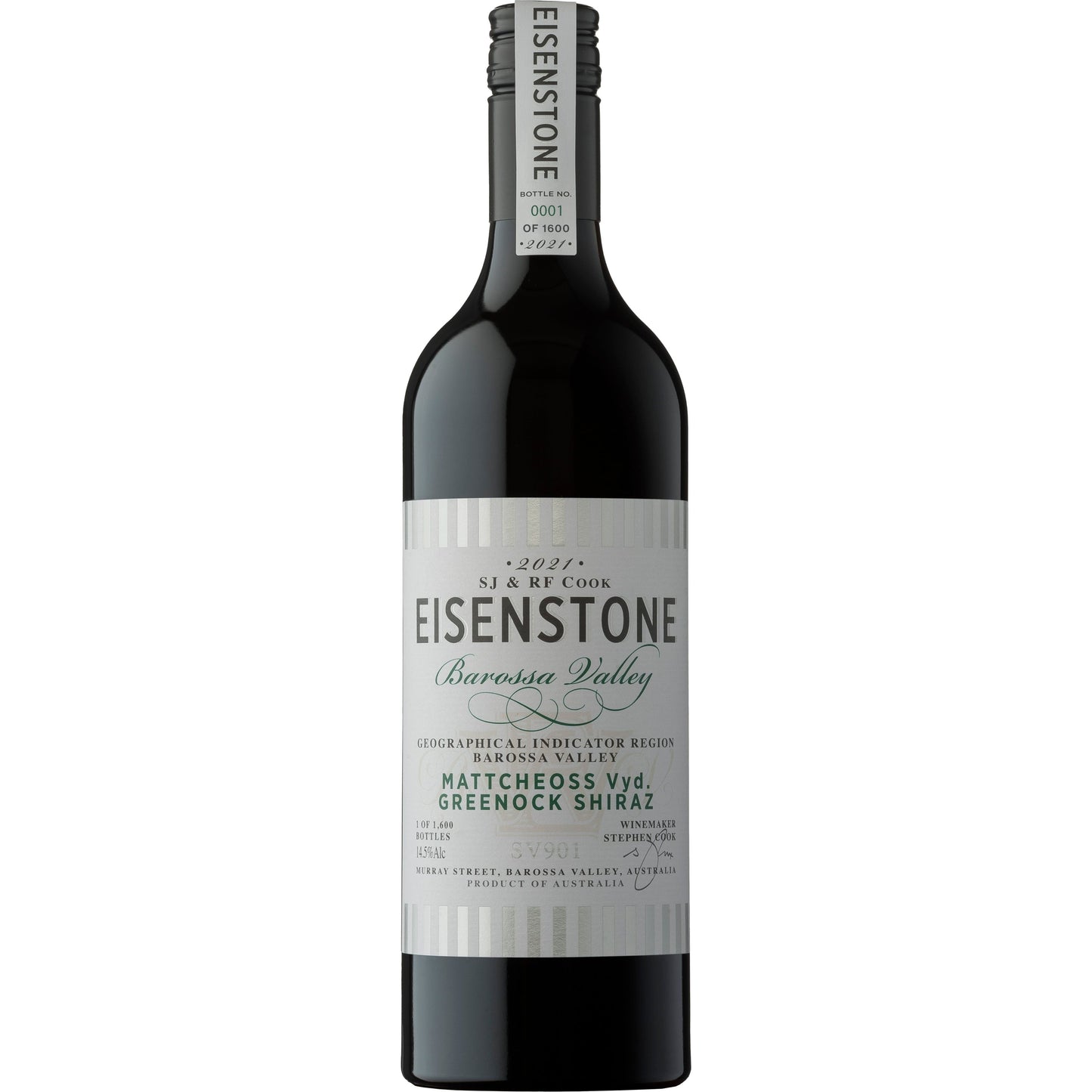 Eisenstone 'Mattscheoss' Shiraz SV 2021 (6x750ml)