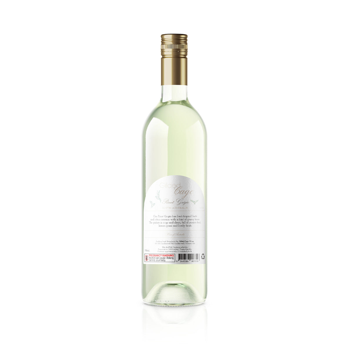Gilded Cage Pinot Grigio 2022 (12 Bottles)