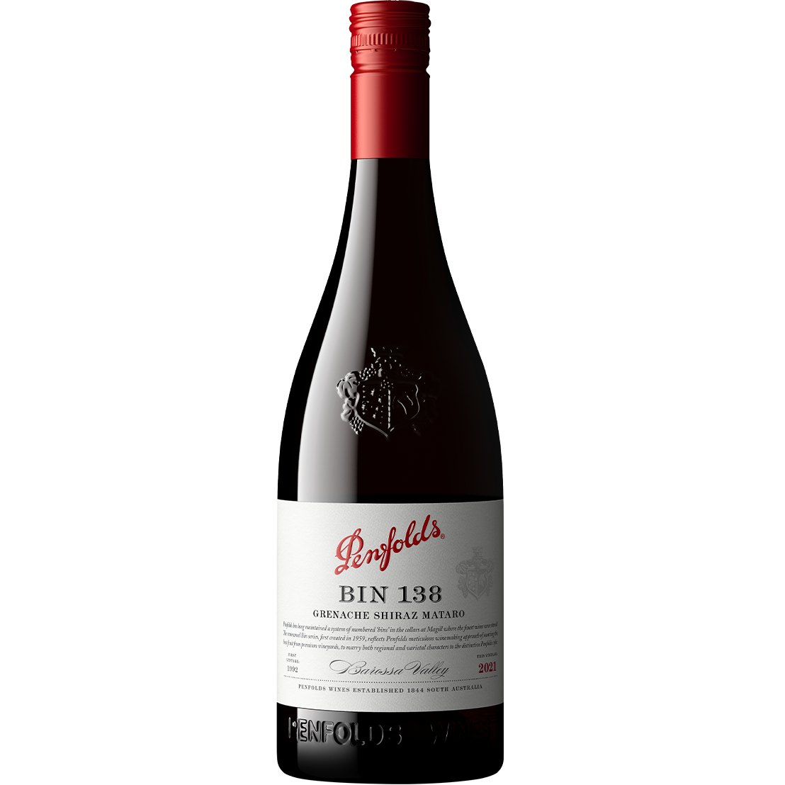 Penfolds Bin 138 Barossa Valley Grenache Shiraz Mataro 2021 (6 Bottles)