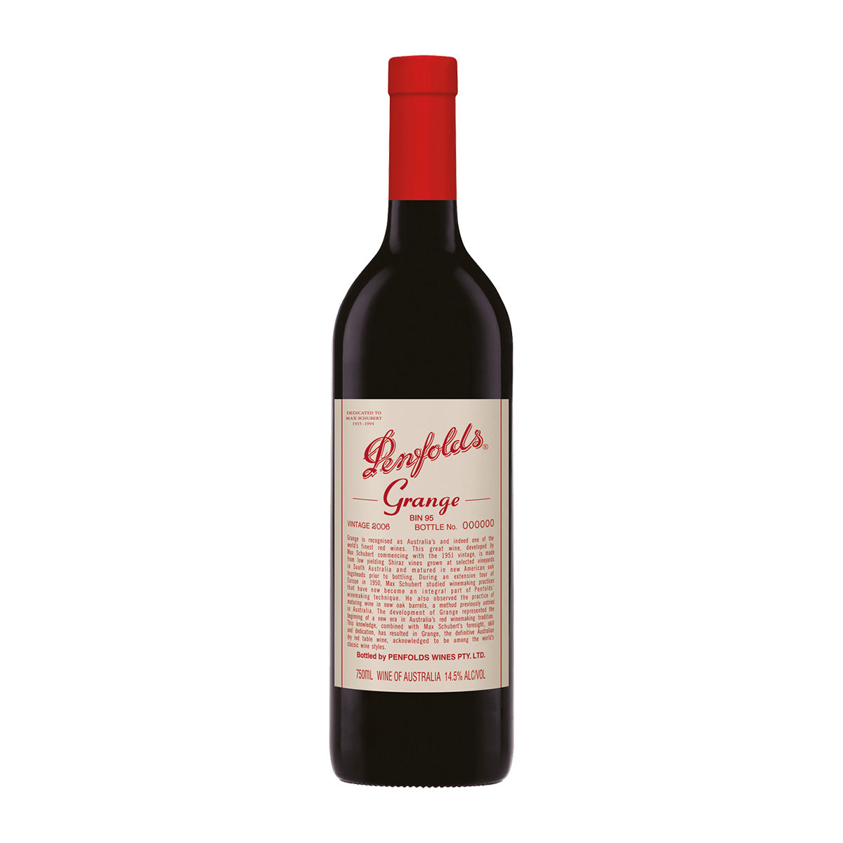 Penfolds Bin 95 Grange Shiraz 2006 (Single Bottle)