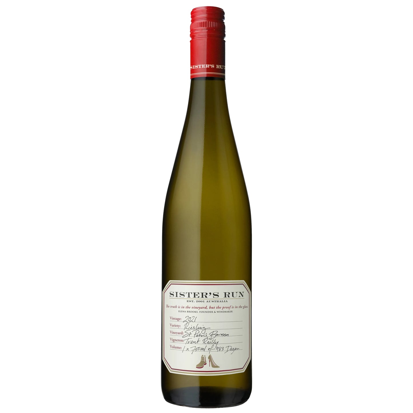 Sisters Run St Petri's Barossa Riesling 2021 (12 Bottles)