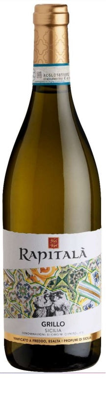 Tenuta Rapitala Maioliche Di Sicilia Series Grillo DOC Biological 2023 (6 Bottles)