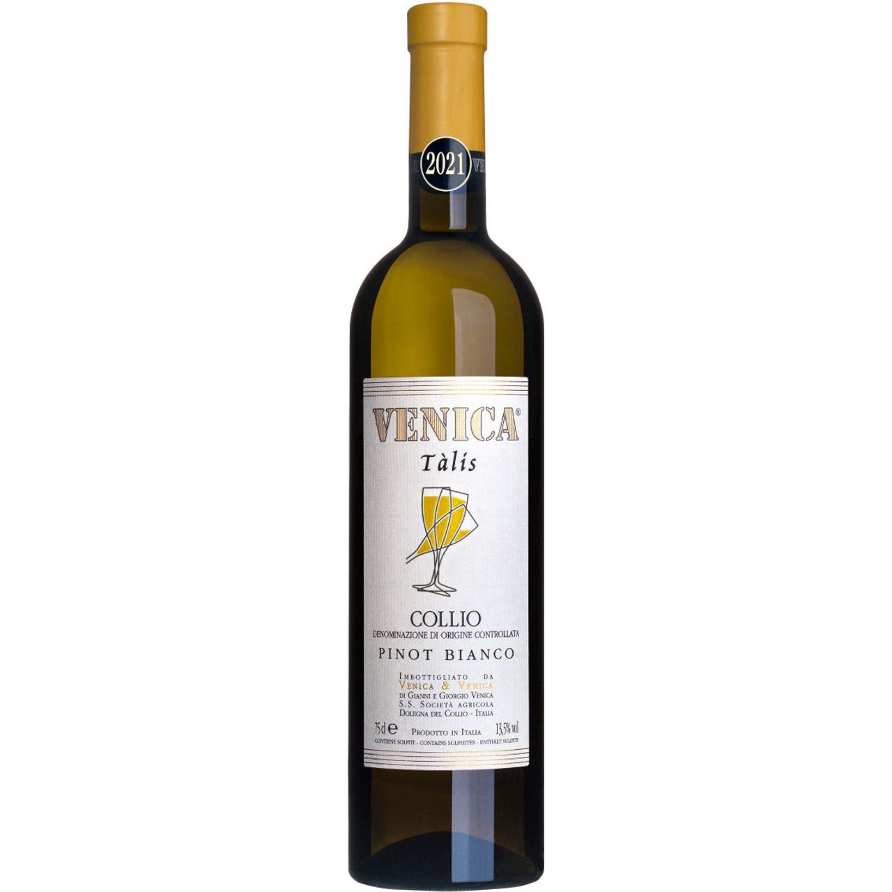 Venica & Venica Pinot Bianco 2021 (6x750ml)