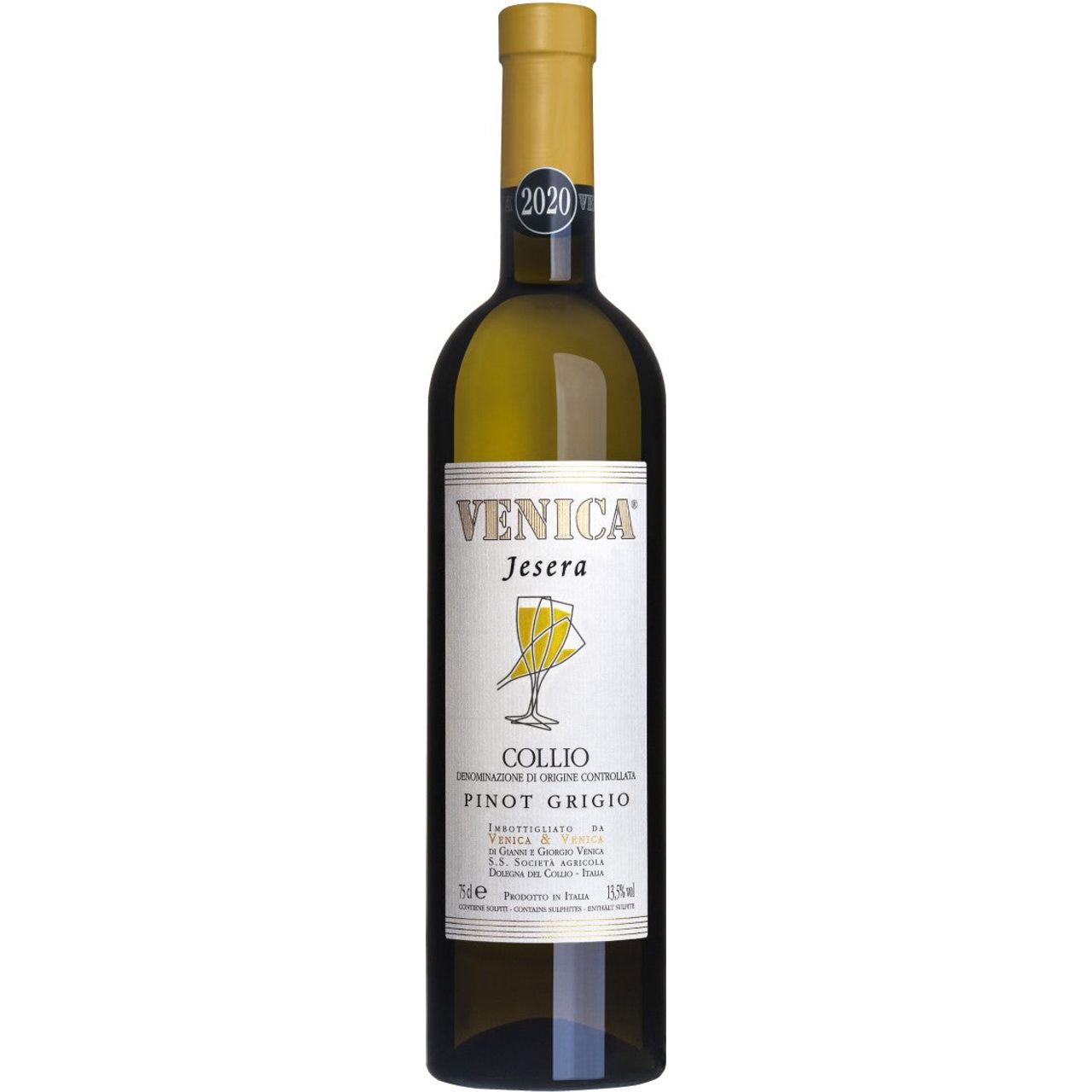 Venica & Venica 'Jesera' Pinot Grigio 2020 (20x375ml)