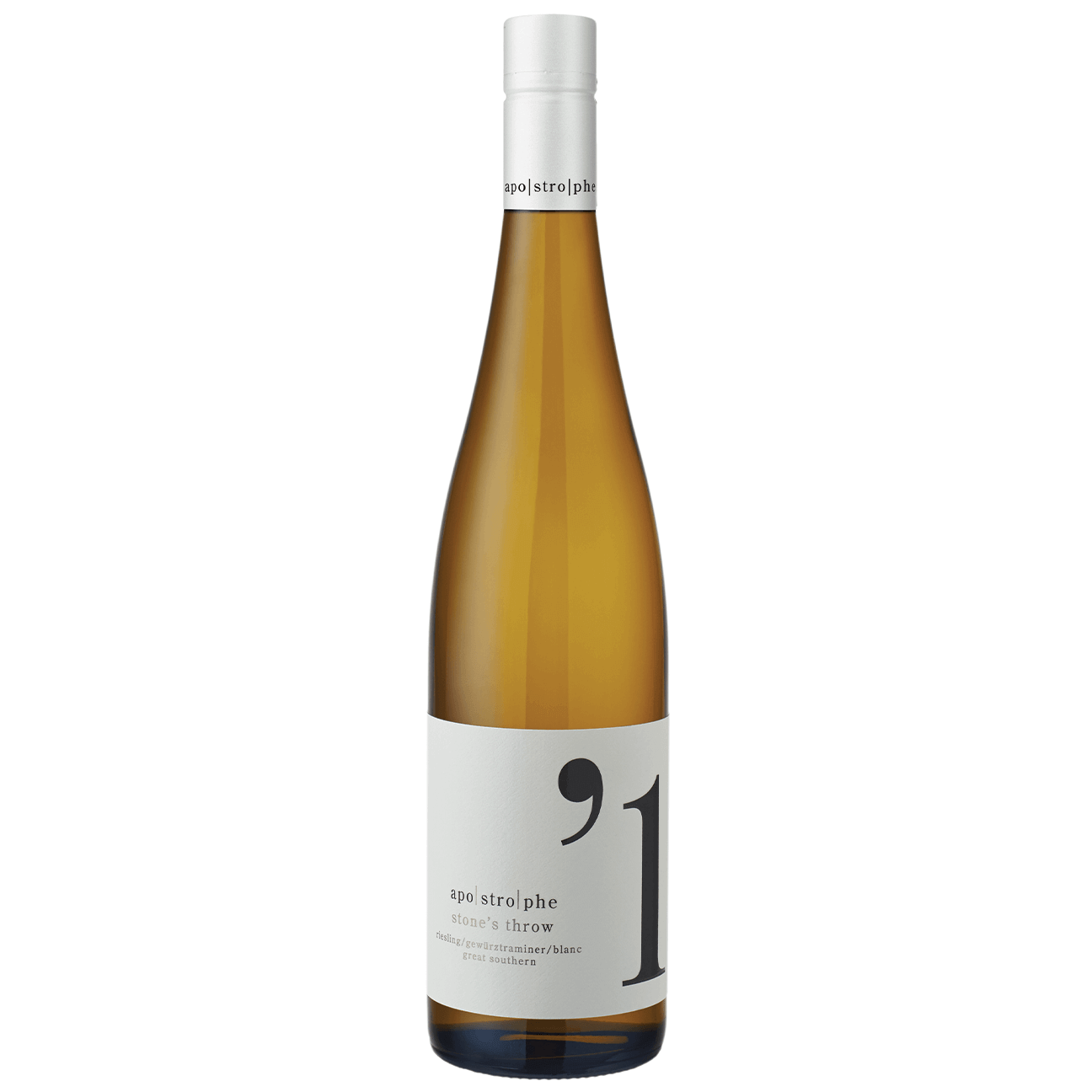 Apostrophe Stone’s Throw' Riesling Gewürztraminer Blanc, Great Southern 2021 (12 Bottles)