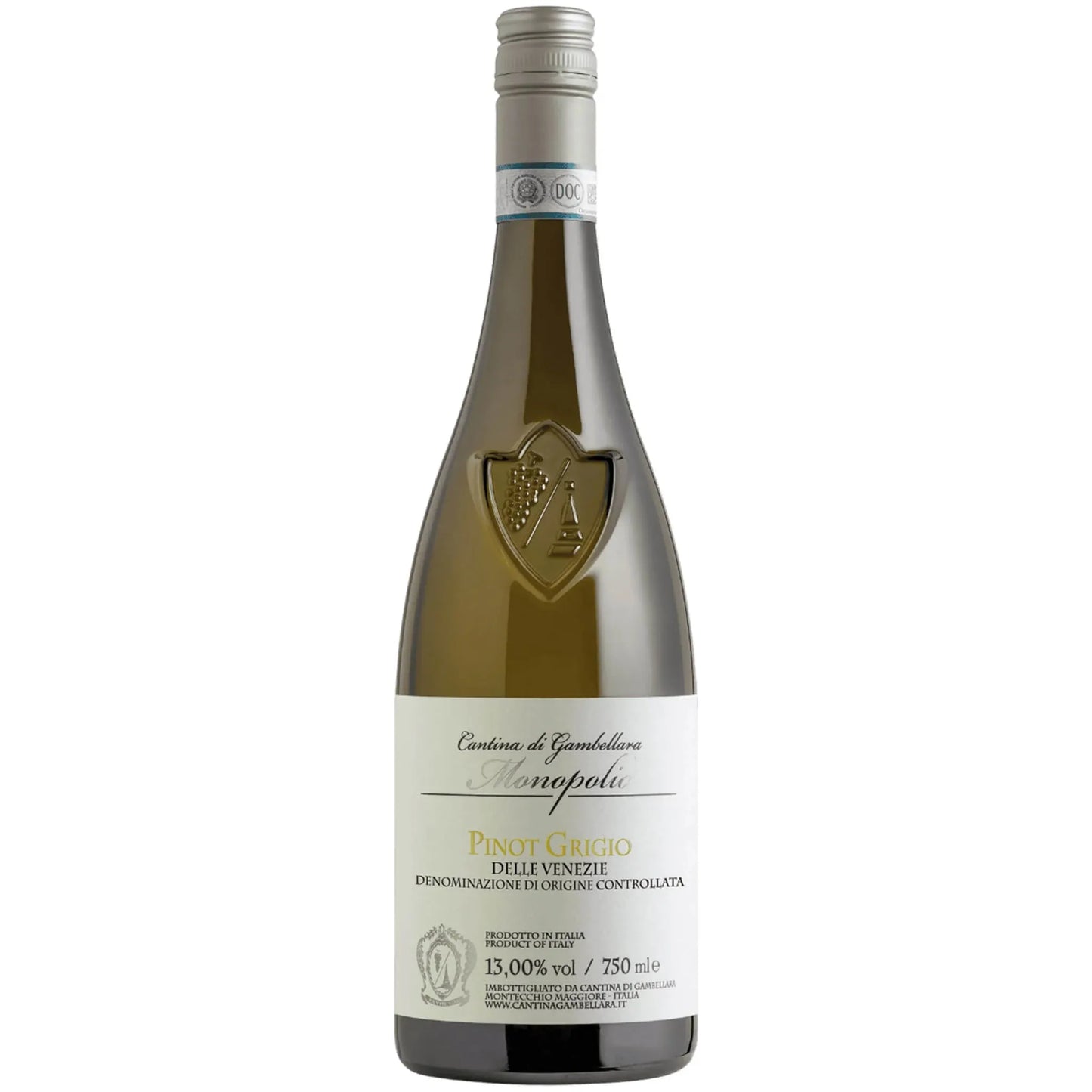 Cantina di Gambellara Monopolio Pinot Grigio, Veneto 2022 (12 bottles)