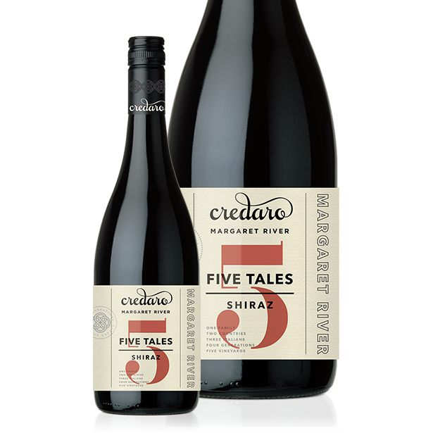 Credaro Five Tales Shiraz 2022 (12 bottles)