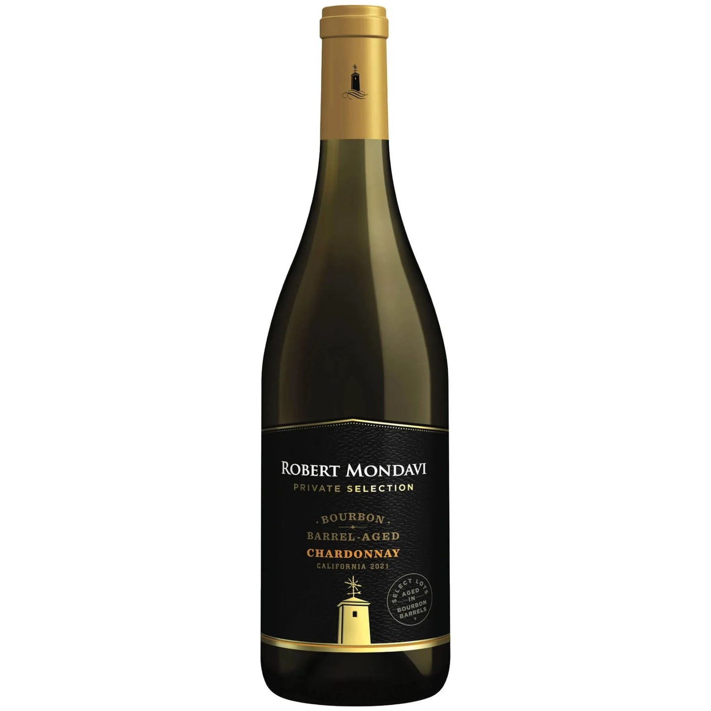 Robert Mondavi Bourbon Barrel Chardonnay 2021 (12 bottles)