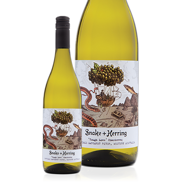 Snake & Herring 'Tough Love' Chardonnay 2023 (12 bottles)