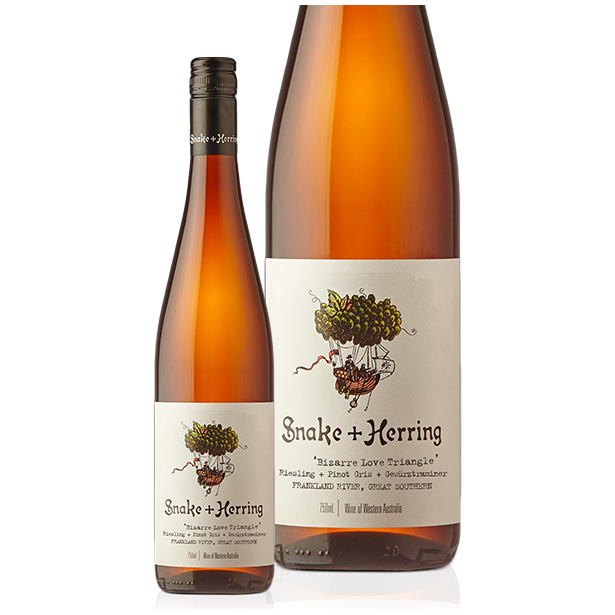 Snake & Herring 'Bizarre Love Triangle' Pinot Gris 2024 (12 bottles)