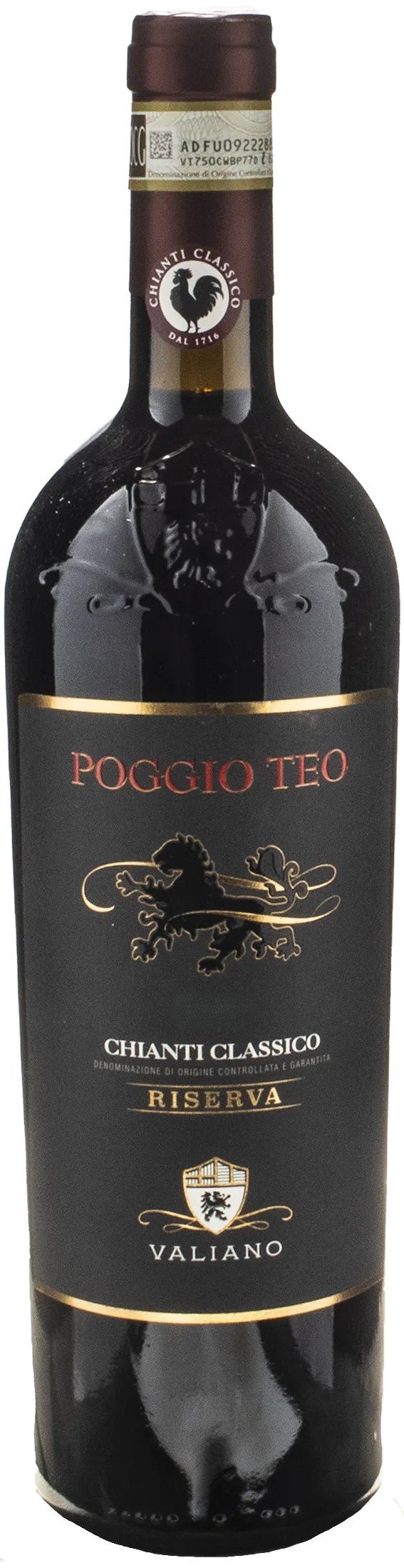 Valiano Poggio Teo Chianti Classico Riserva DOCG Organic 2019 (6 Bottles)