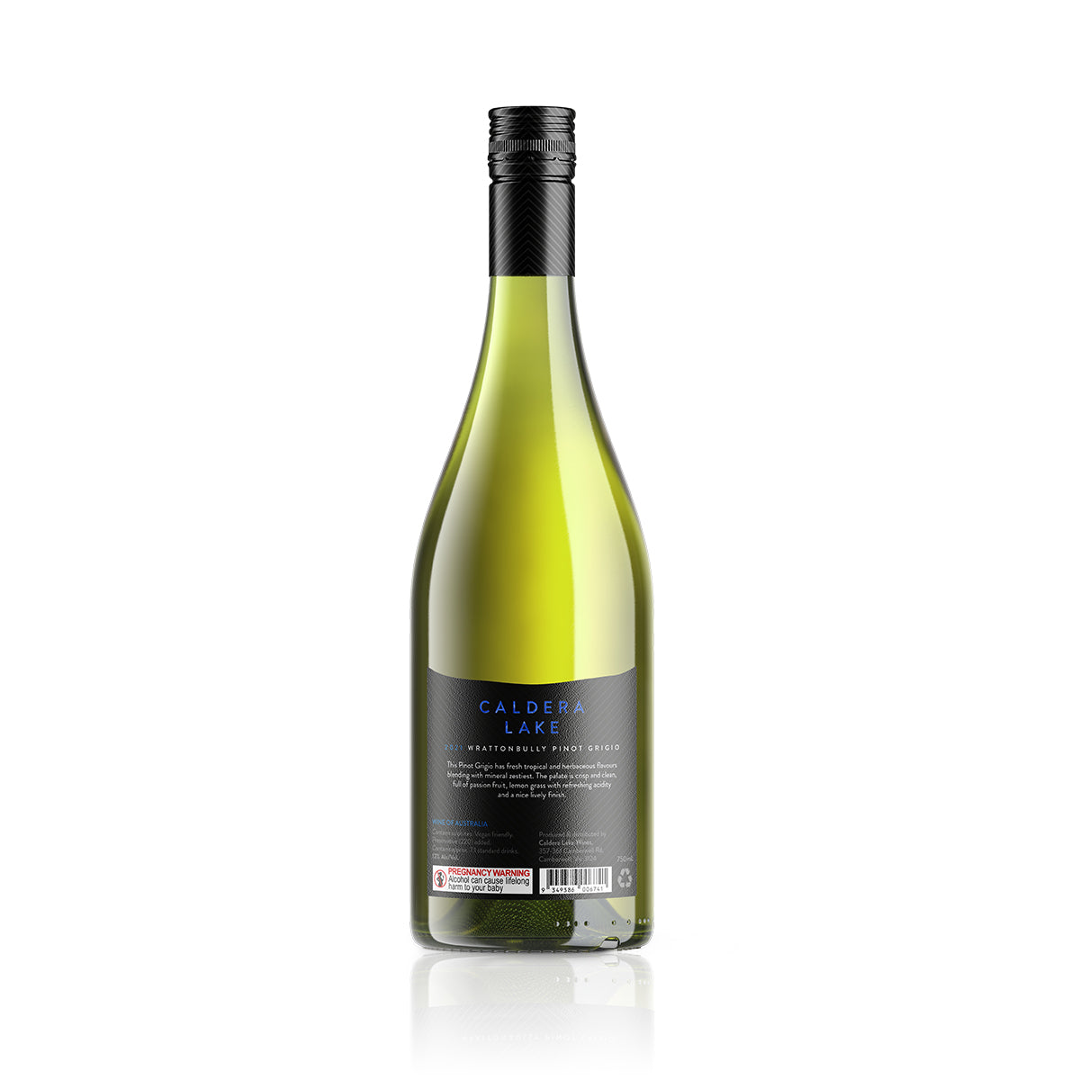 2021 Caldera Lake Wrattonbully Pinot Grigio (12 Bottles)