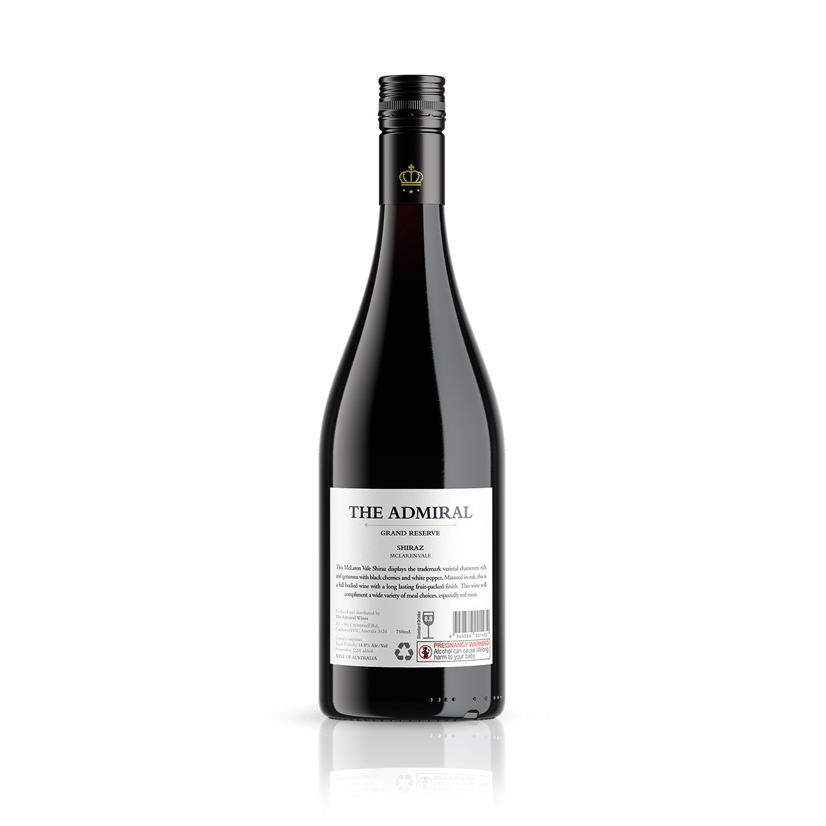 The Admiral McLaren Vale Shiraz 2021 (12 Bottles)