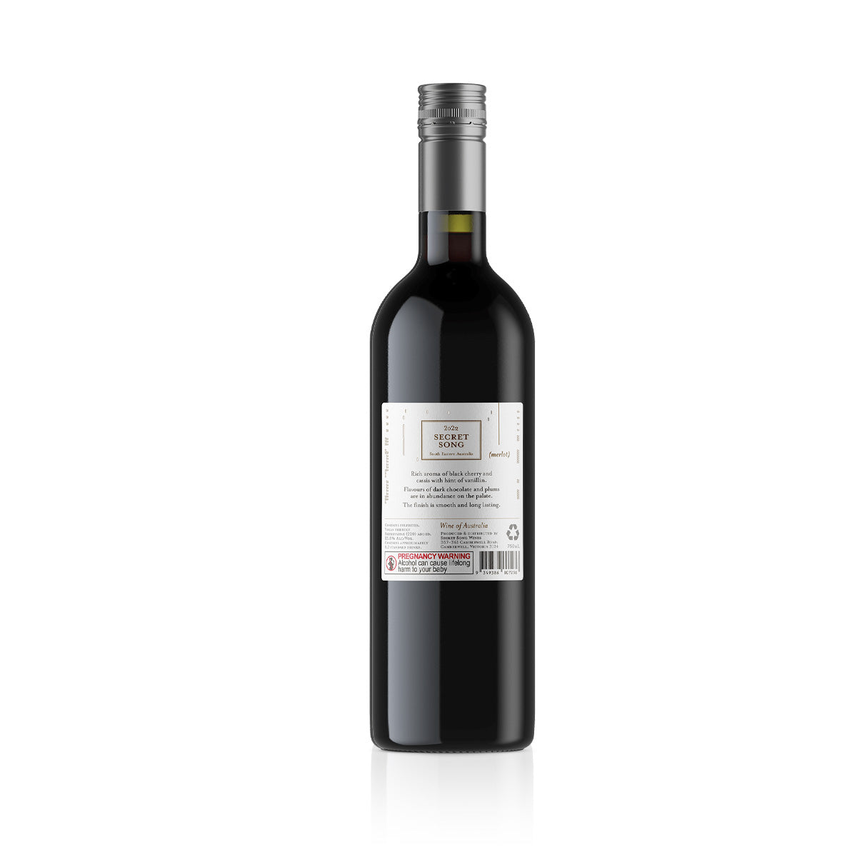 Secret Song Merlot 2022 (12 Bottles)
