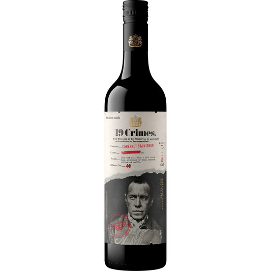 19 Crimes Cabernet Sauvignon (12 Bottles)