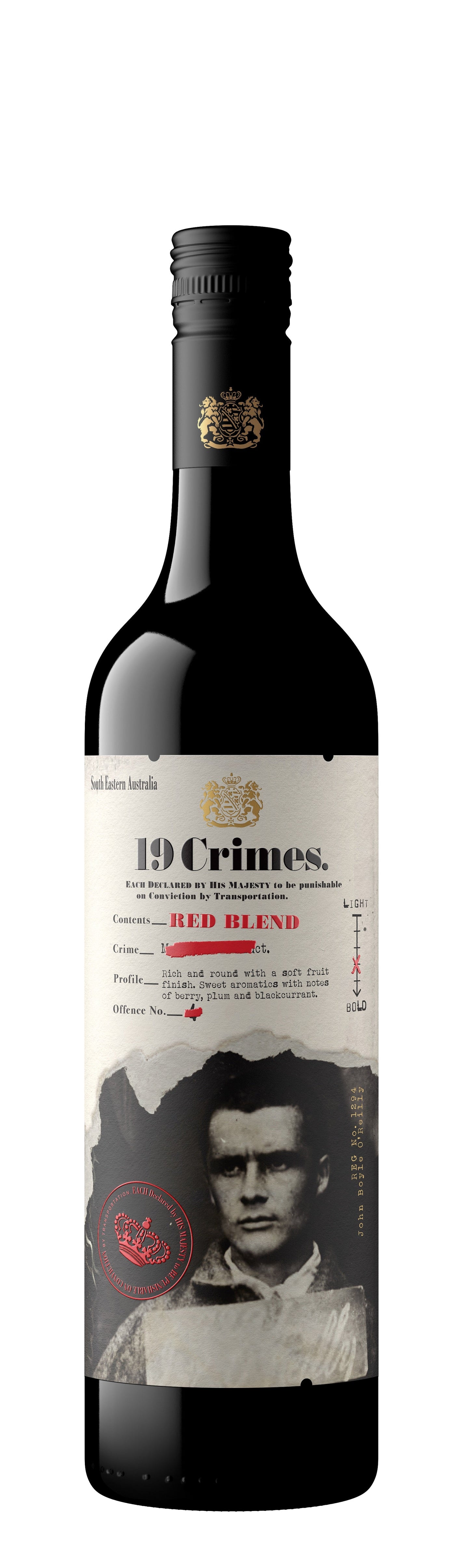 19 Crimes Red Blend (12 Bottles)
