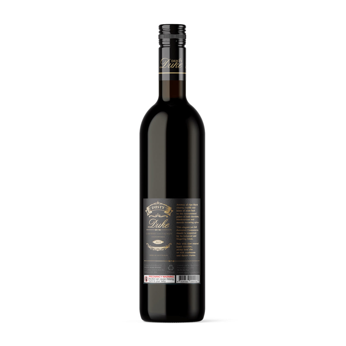2019 Dusty Duke Cabernet Sauvignon 750ML (12 Bottles)