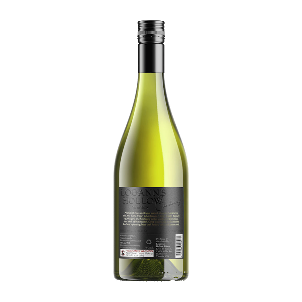 2021 Loganns Hollow Chardonnay 750ML (12 Bottles)