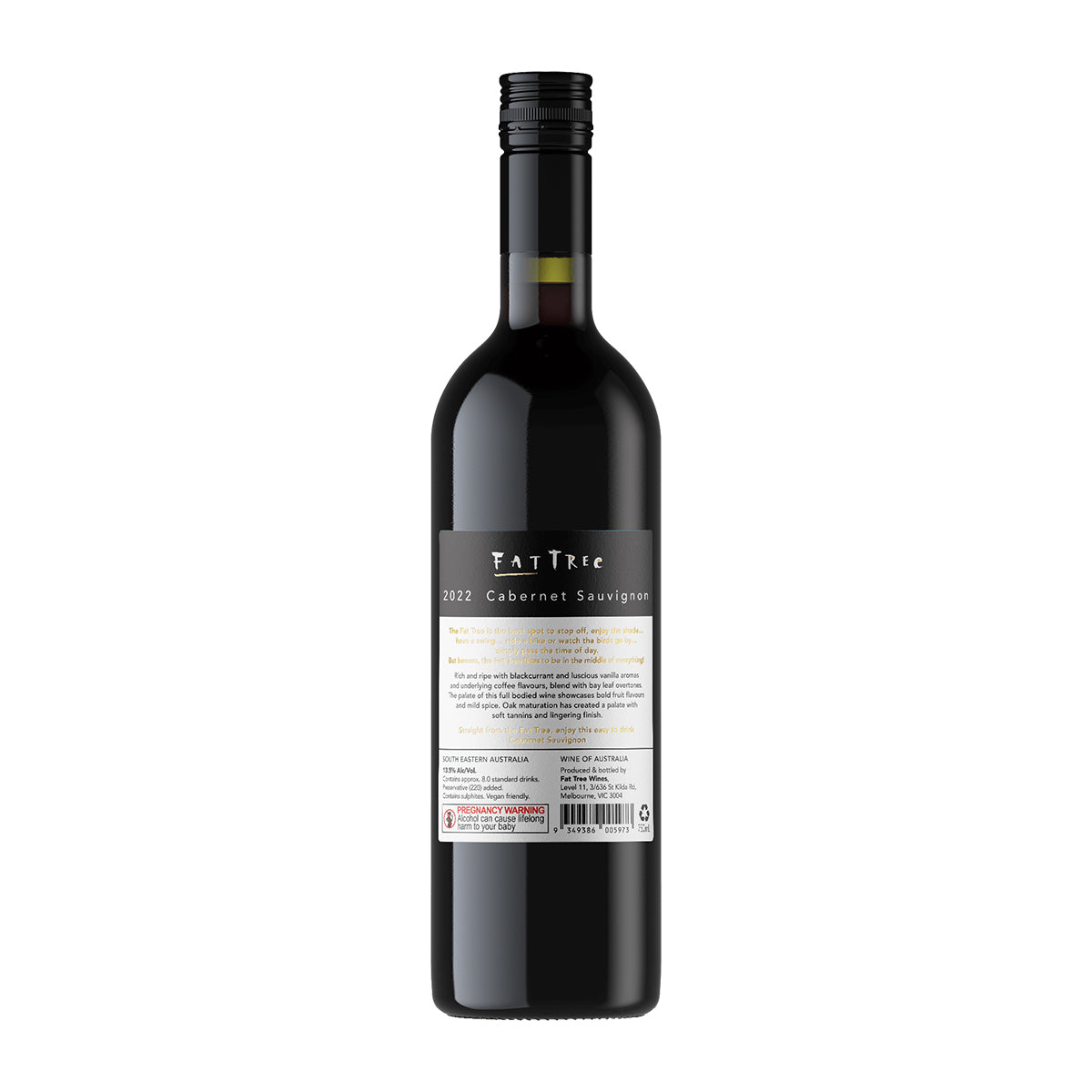 2022 Fat Tree Cabernet Sauvignon 750ML (12 Bottles)