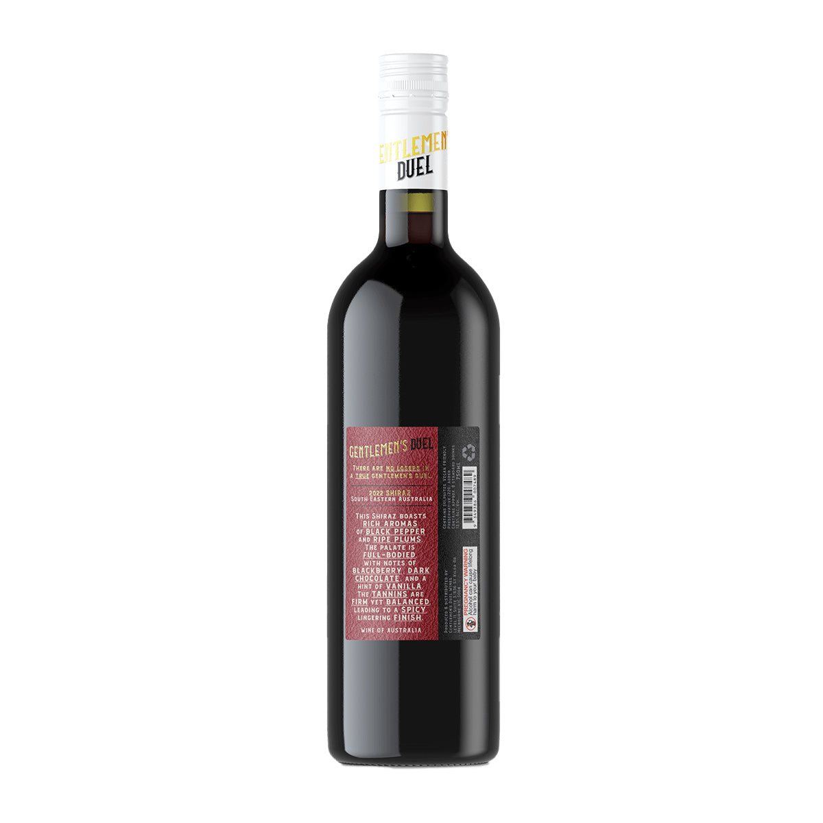 2022 Gentlemens Duel Shiraz 750ML (12 Bottles)