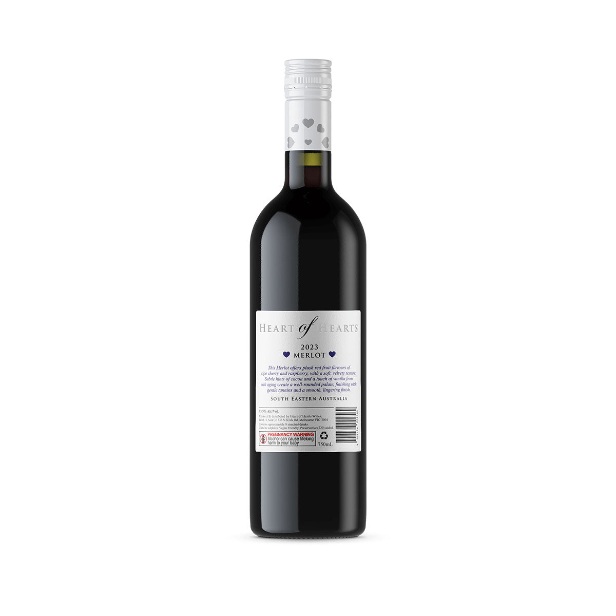 2023 Heart of Hearts Merlot 750ML (12 Bottles)