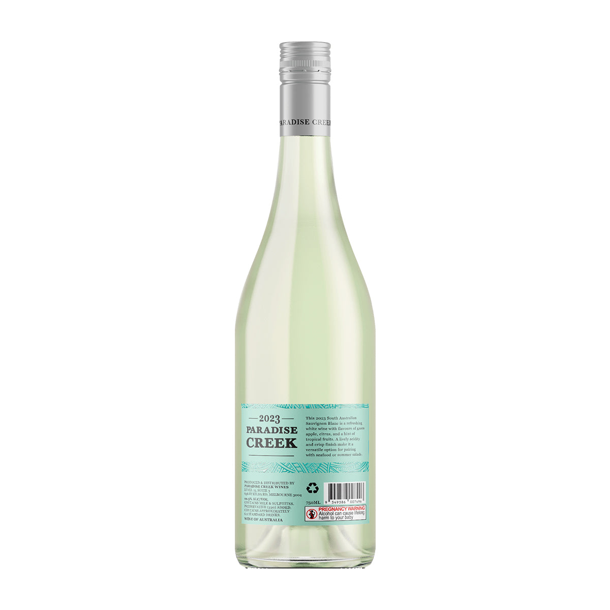 2023 Paradise Creek Sauvignon Blanc 750ML (12 Bottles)