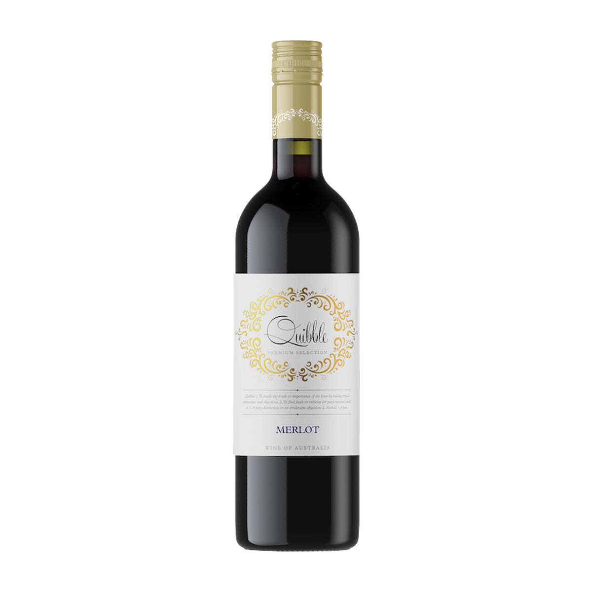 2023 Quibble Merlot 750ML (12 Bottles)