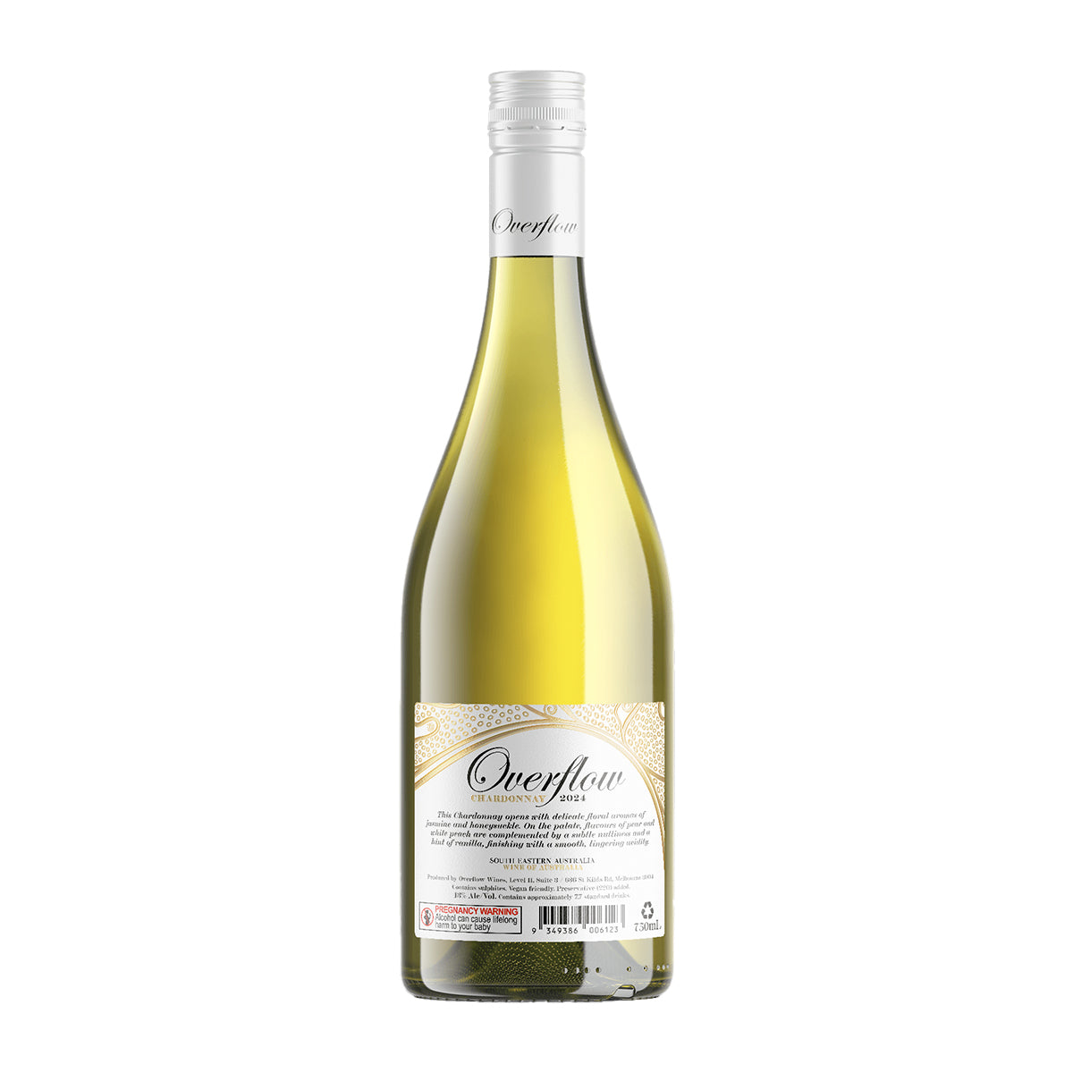 2024 Overflow Chardonnay 750ML (12 Bottles)