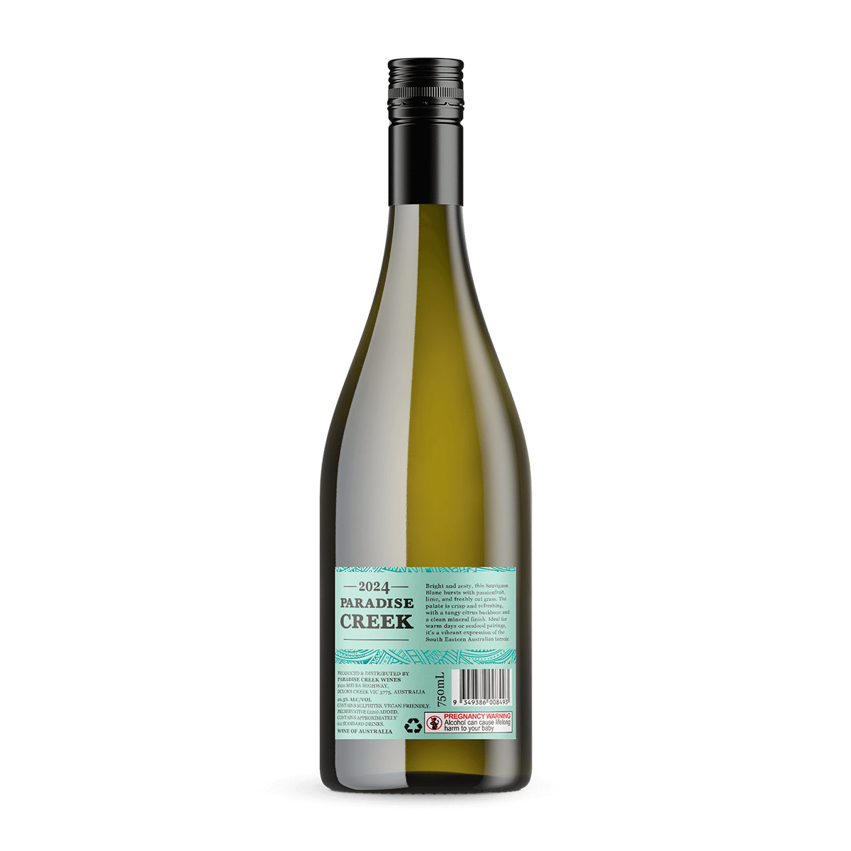 2024 Paradise Creek Sauvignon Blanc 750ML (12 Bottles)