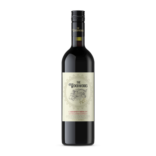 2025 The Woodworks Cabernet Merlot 750ML (12 Bottles)