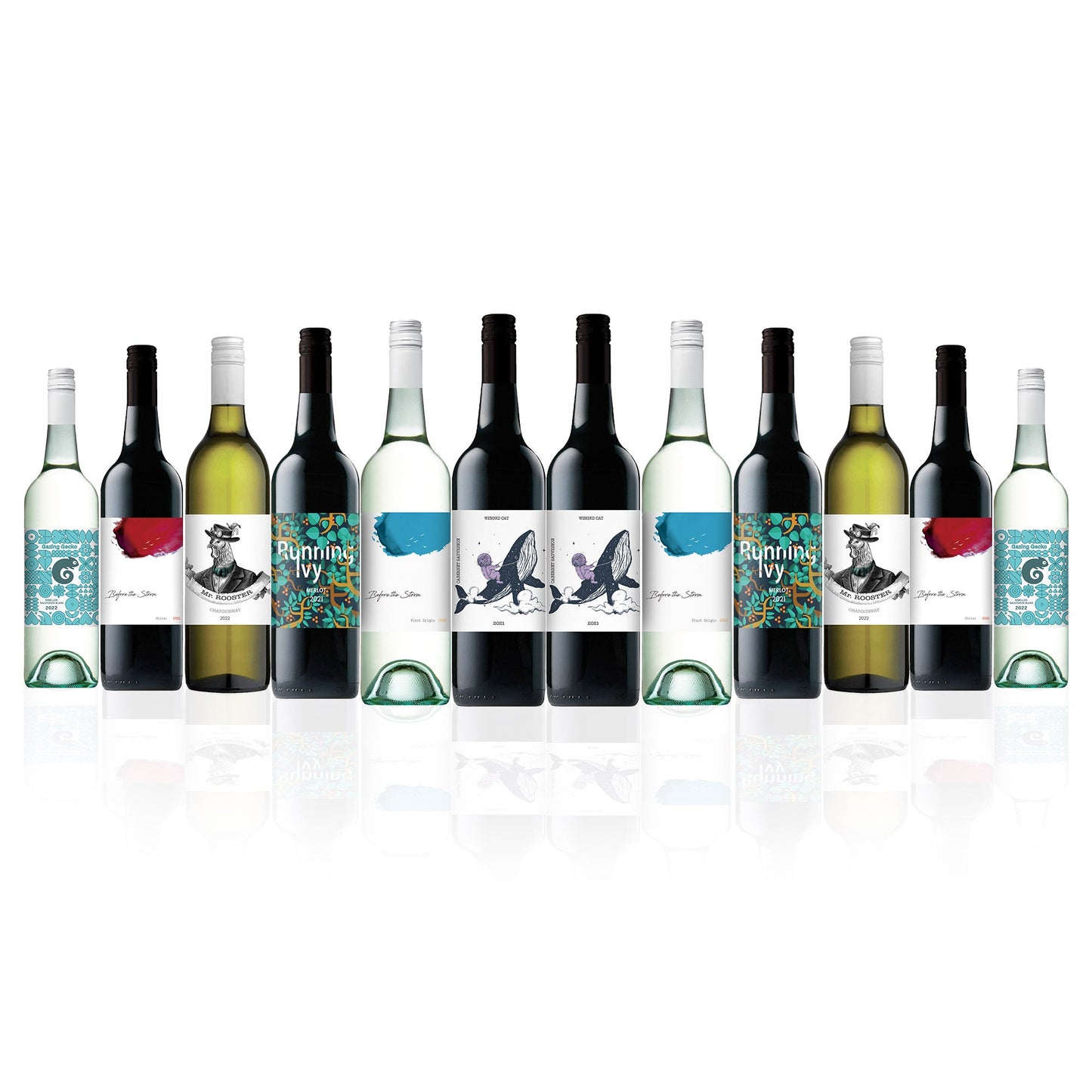 Mixed Aussie Wine Dozen (12 bottles)