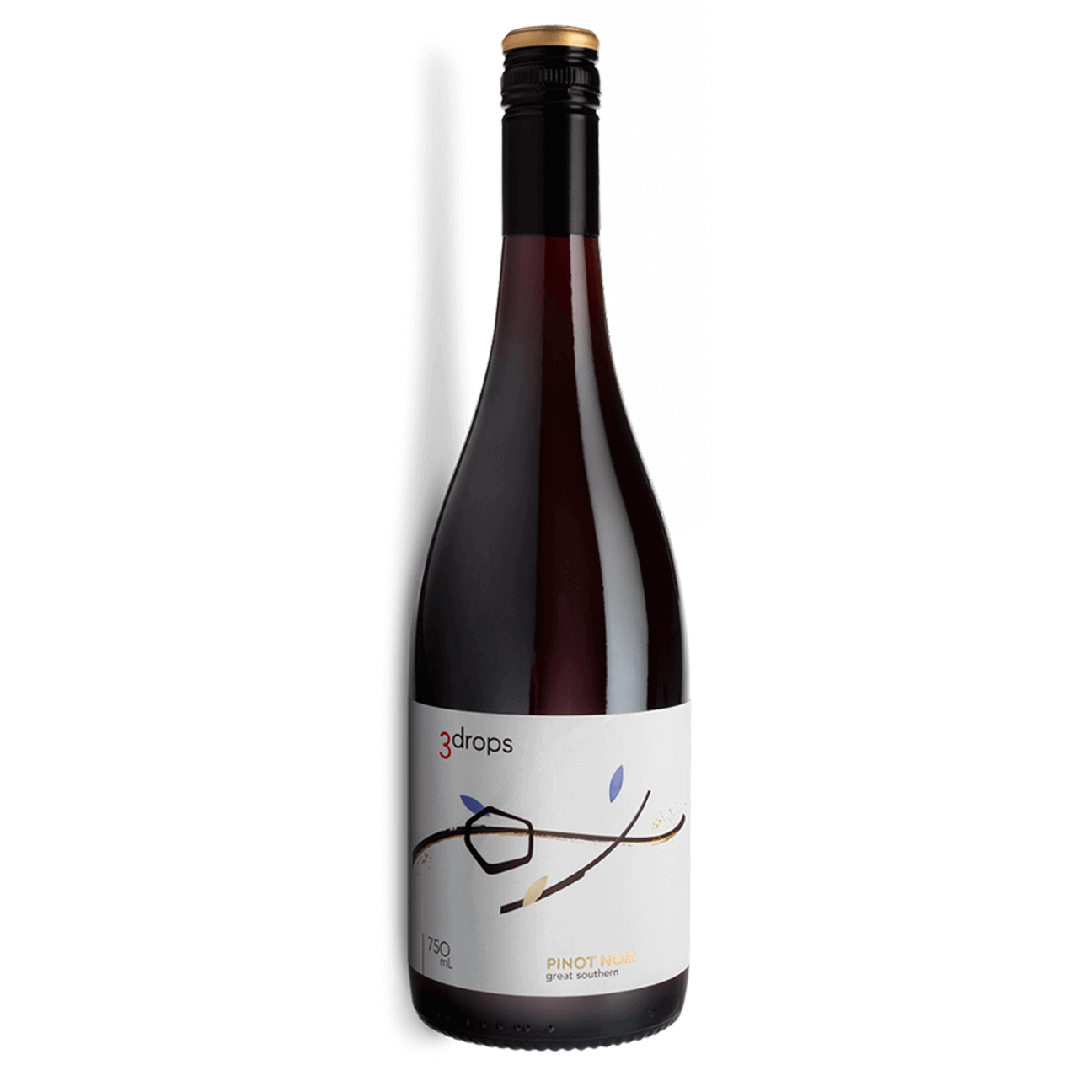 3 Drops Patterson Vineyard Pinot Noir (Vegan) 2023 (12 bottles)