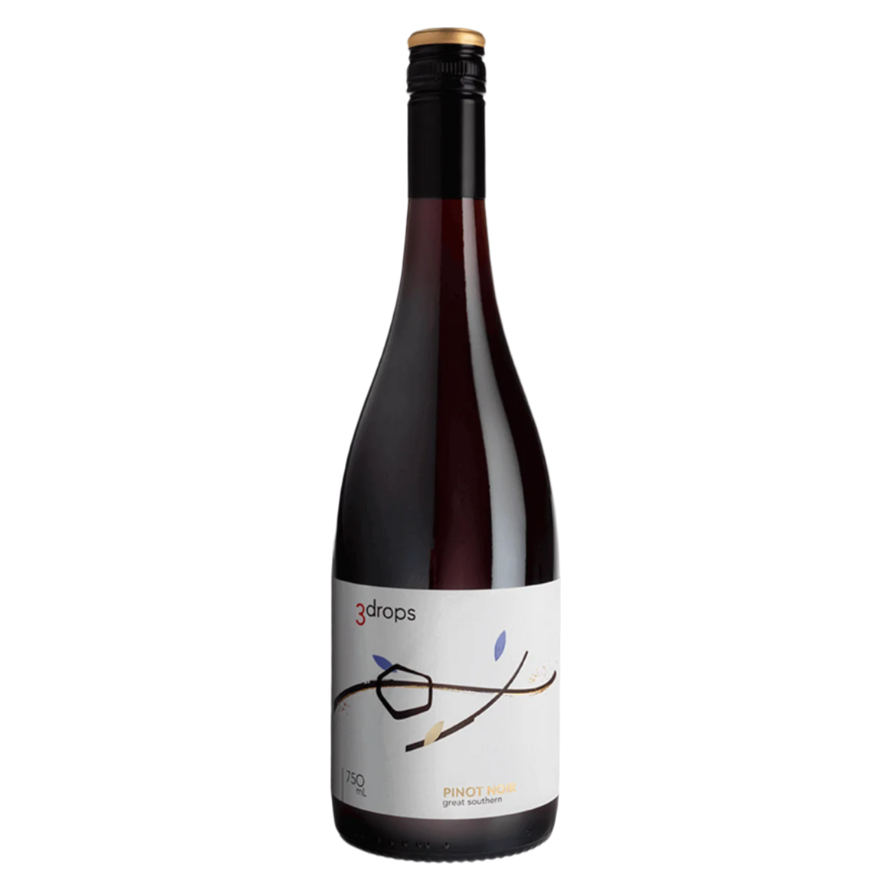 3 Drops Patterson Vineyard Pinot Noir (Vegan) 2023 (12 bottles)