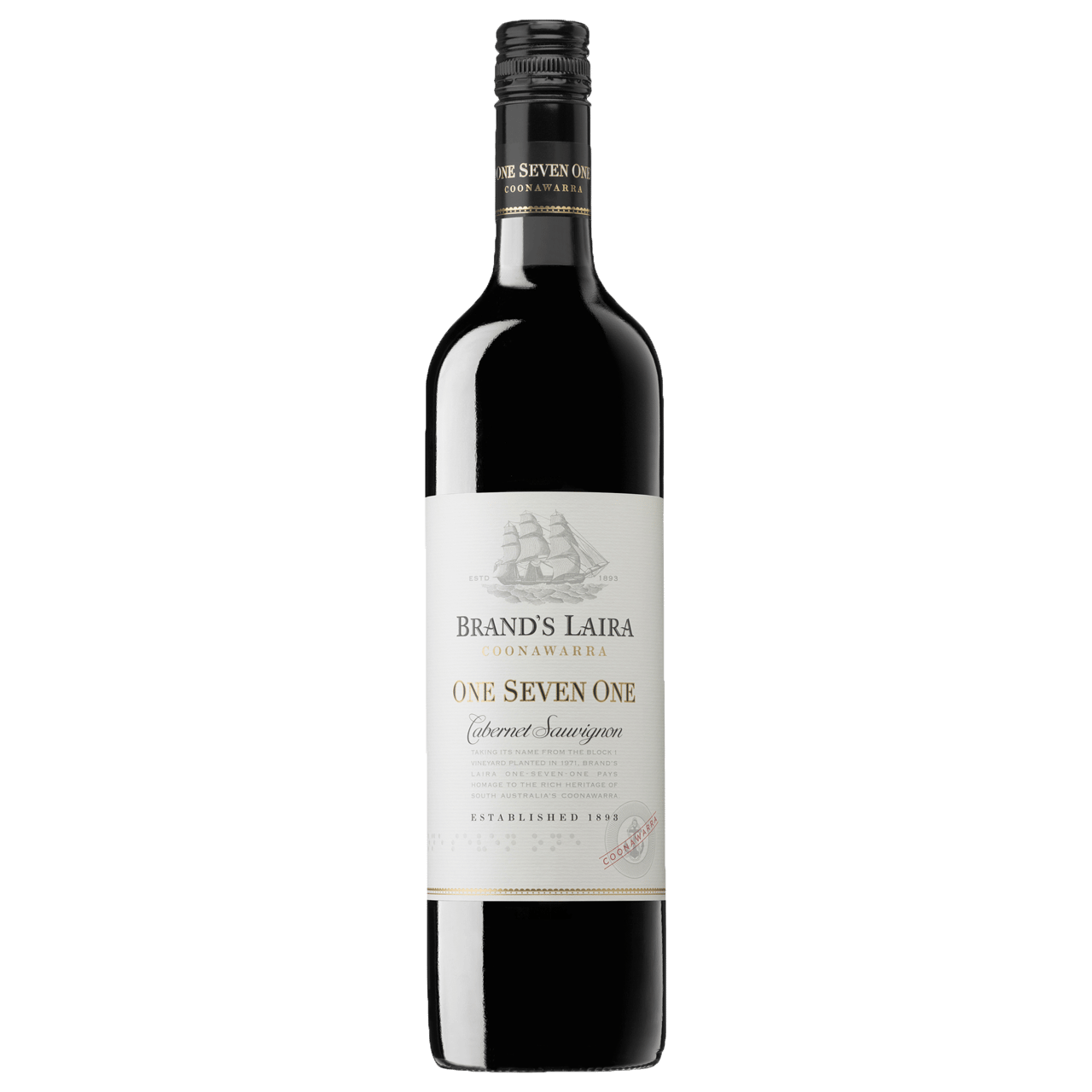 Brand's Laira One Seven One Coonawarra Cabernet Sauvignon 2013 (6 bottles)